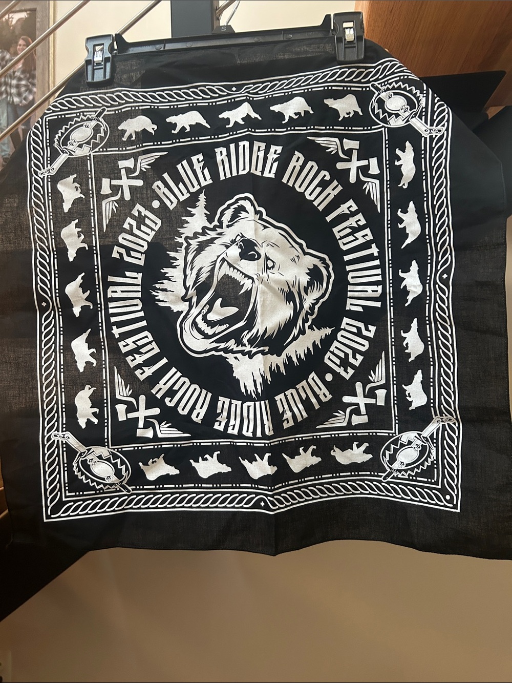 Blue Ridge Rock Festival 2023 Black Bandana